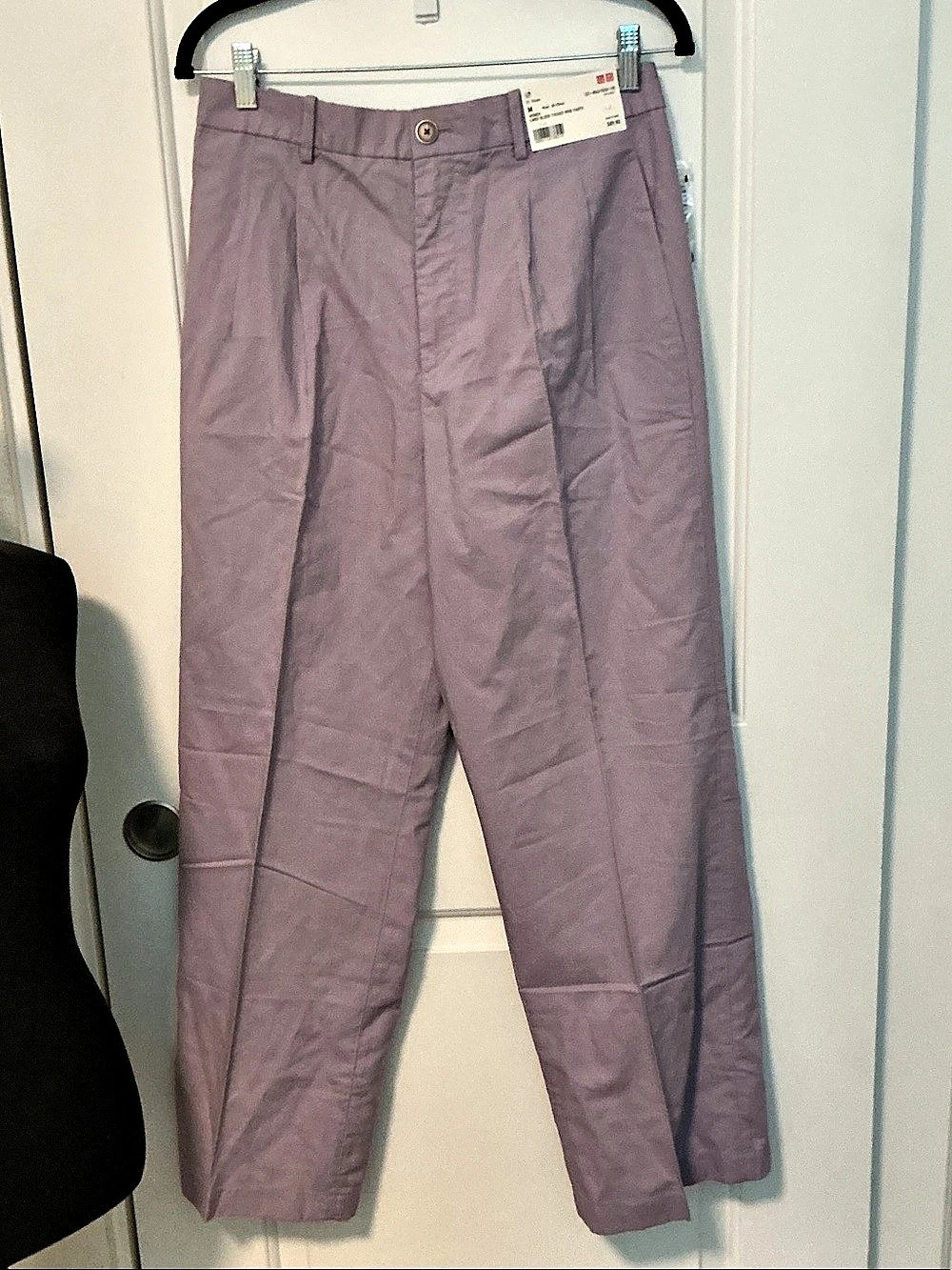 UNIQLO Linen Blend Tucked Wide Pants Wide Leg Linen Blend Size Medium NWT